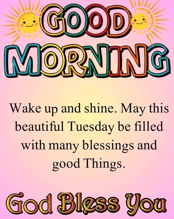 blessings for Tuesday