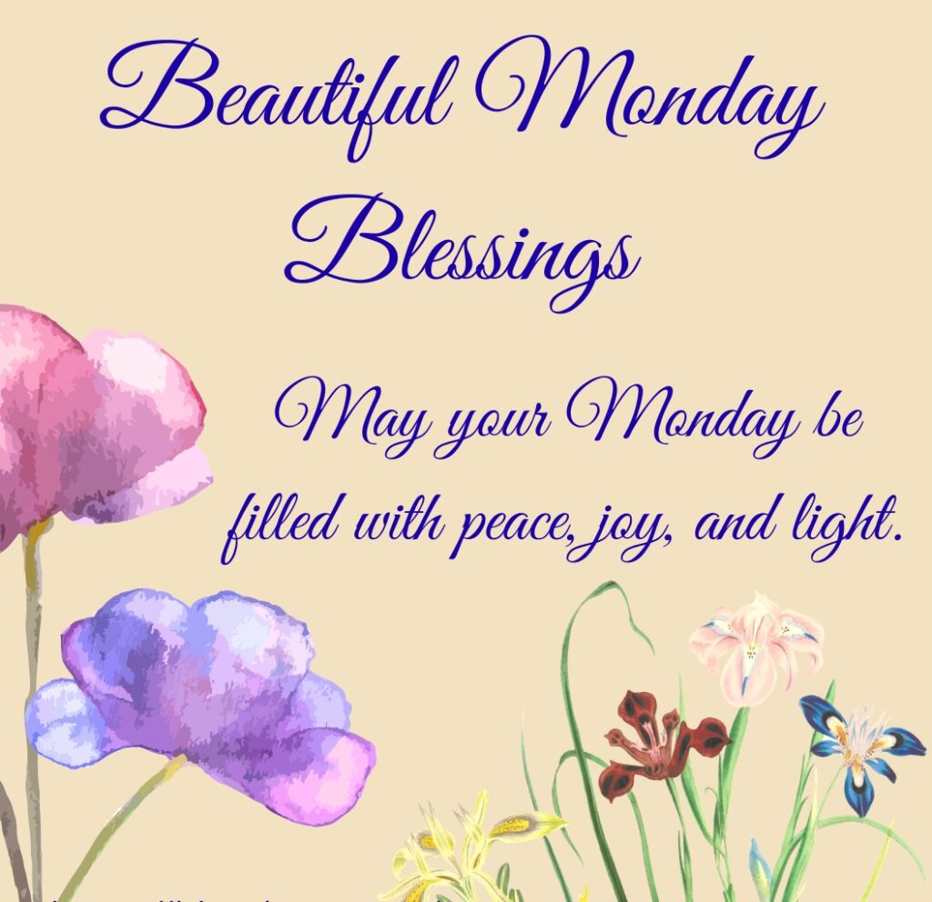 Monday blessings imges